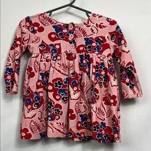 Floral Pink and Blue Kids Shirt